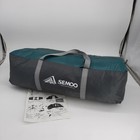 Semoo - Zelt mit Tragetasche für 4 Personen - 2 Eingänge - 2 Kabinen + Zwischenr