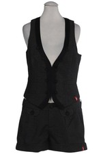 edc by Esprit Anzug Damen Kostüm Set Zweiteiler Gr. S Baumwolle Schwarz #llkvv10