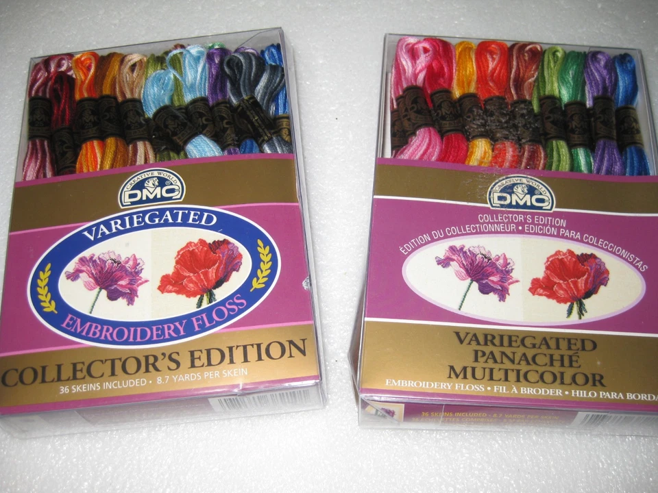 2 BOXES DMC VARIEGATED Embroidery Floss Collectors Edition 72 Skeins mixed color - Image 2 of 4