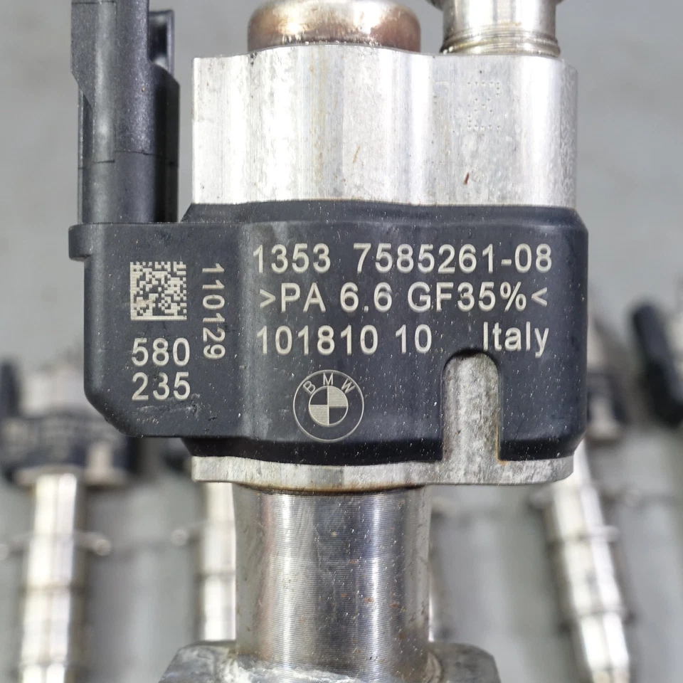 BMW E90 F01 N54 N63 2007-2015 juego de 6 inyectores directos de combustible índice 8 y 5 OEM Foto 4 de 4
