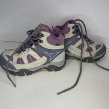 Hi-Tec Altitude Lite Hiking Boots Girls Size J11 Gray Purple