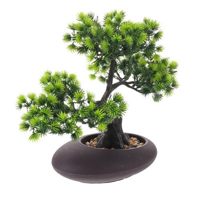 Japanese Cuisine Artificial Juniper Bonsai Tree for Sushi and Aquarium Decor