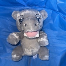 Disneyland Resorts Disney Parks Baby Hippo Plush 8  Gray Safari Stuffed Animal