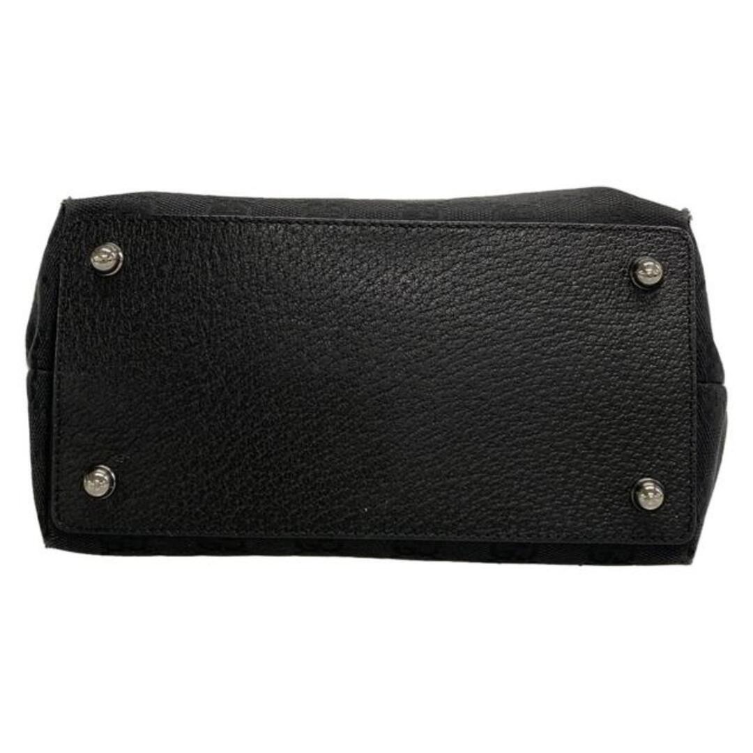 Gucci Eclipse GG Tote Bag Black Leather Small Used Stylish Bag thumbnail 5