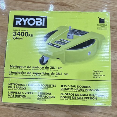 #ad RYOBI 15 in Surface Cleaner for Gas Pressure Washers Up to 3400 PSI RY31SC15 $42.00