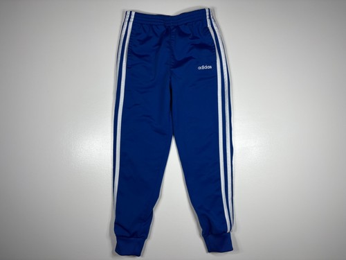 Adidas Joggers Boys Size 7 Blue Athletic Track Pants Soccer Active Youth