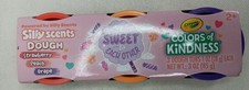 3x Crayola Silly Scents Dough Colors of Kindness 3 Tubs Each Ages 2 ,new