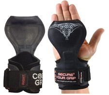 Cobra Grips PRO Best Weight Lifting Gloves, Heavy Duty Straps, Alternative to...