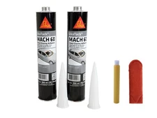 SikaTack Mach 60 Auto Glass Urethane Adhesive 2 Pack - Urethane & Primer - 300ml