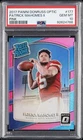 2017 PANINI DONRUSS OPTIC PINK #177 PATRICK MAHOMES II ROOKIE RC PSA 10