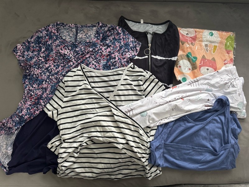Nursing/ Breastfeeding, Maternity/Postnatal T Shirts And Gear, Lot Of 6