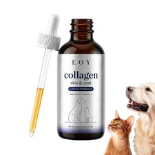 60ml Liquid Collagen for Dogs  Cats, Joint Support, Skin  Coat Supplement