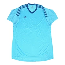 Adidas MLS Men's (Cyan Blue) Blank AdiZero Short Sleeve Goalkeeper Jersey