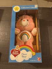Care Bears 20th Ann. Collector's Edition 10" Plush Cheer Bear Sealed 