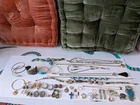 Vintage & Modern Costume Jewelry Lot 30+ Pcs Estate Jewelry Avon chicos Napier
