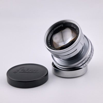 LEICA Leitz 50mm f/2 Summicron v.1, L39 LTM w/recent CLA