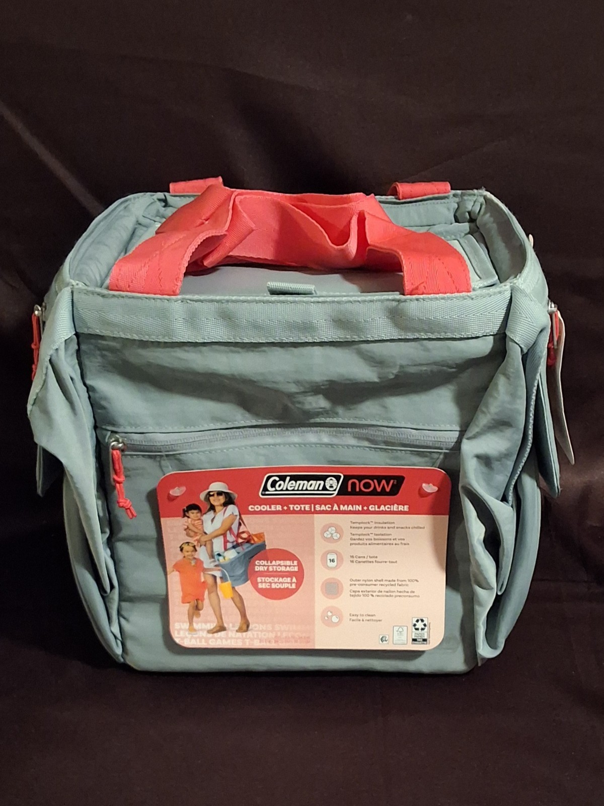 New Coleman Now Collapsible Cooler/Tote. Hold 16 Cans