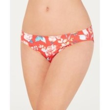 Lauren Ralph Lauren Red Floral Bikini Bottom Womens Size 10 Swimwear NWT