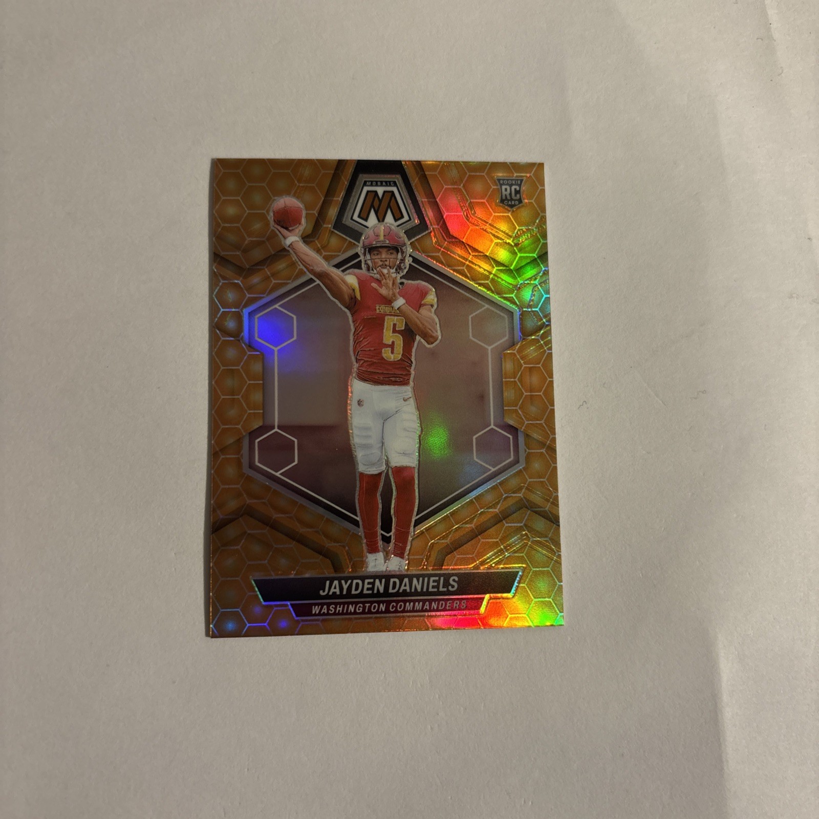 2024 Panini Mosaic - Rookies Jayden Daniels #302 Honeycomb Prizm (RC) CASE HIT