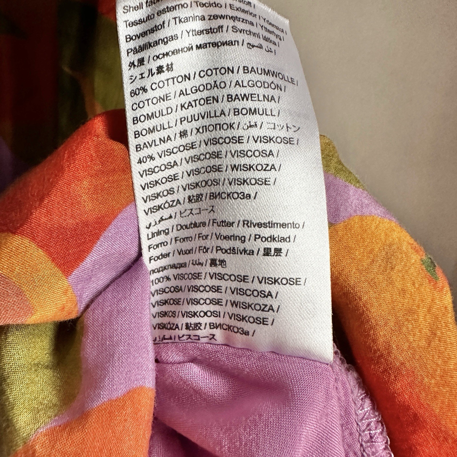 Farm Rio Women's Mango Macaws Maxi Dress Purple Size Small thumbnail 9