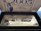 The Washington Mint 2005 4 oz 0.999 Silver Proof BILLION Dollar Bar
