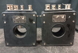 Pair Of Weston US Navy Current Transformer #327