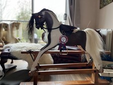 A Small Unique  J. Collinson & Sons of Liverpool Wooden Rocking horse