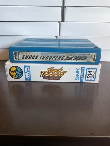 Shock Troopers 2nd Squad Used Cartridge Neo Geo MVS SNK Arcade With Case