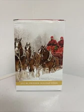 Budweiser Holiday Beer Stein 2012 Winter Wonderland  With Box & COA