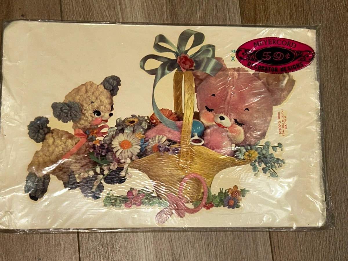 Tableau Roses Lot De 50+ Décalcomanies Vintage NOS Fleurs Bleues - Transferts Pour Toboggans Aquatiques Vintage Lens
