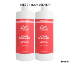 Wella Brilliance Shampoo and Conditioner Fine Medium Duo Pack  2 x 1000ml