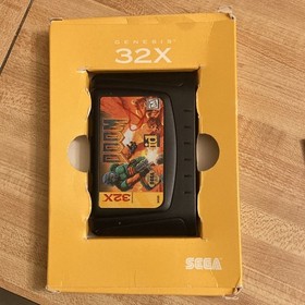 SEGA DOOM Sega 32X NTSC-U/C M Rating Shooter, Manual Included (1994)