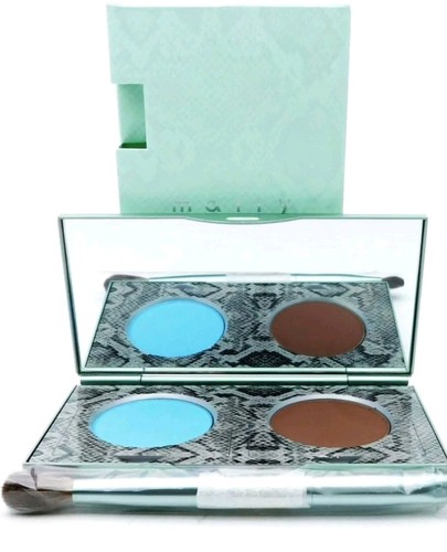 Mally Evercolor Modern Matte Eyeshadow Duo Earth: Brush, Eyeshadow Duo NEW - Picture 3 of 3