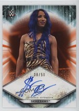 2021 Topps WWE Auto Orange 38/50 Sasha Banks #A-SB Auto z1r