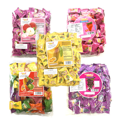 1 Pack - 17.6oz Fruit Flavored Gummy Candy By Cocoaland LOT 100