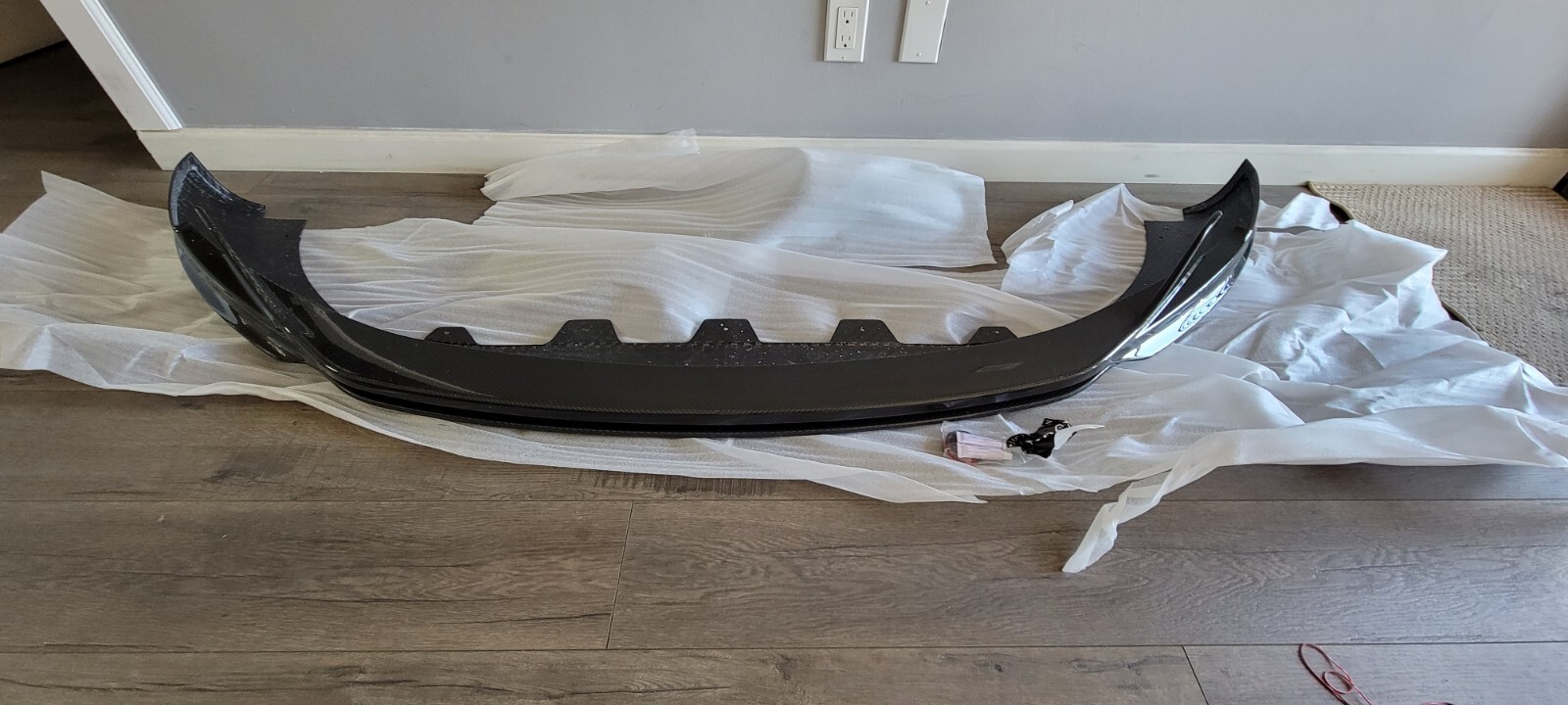 MASERATI GHIBLI MANSORY CARBON FIBER FRONT BUMPER SPLITTER SPOILER 