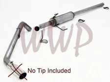 OPENBOX 3" CatBack Exhaust Muffler Kit For 06-08 Dodge Ram 5.7L Mega Cab -No Tip