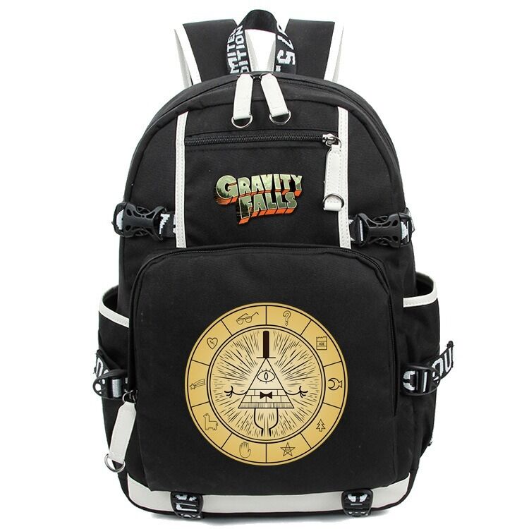 Gravity Falls Backpack Bill Cipher Canvas School Bag Gravity Falls Backpack Bill Cipher Canvas School Bag