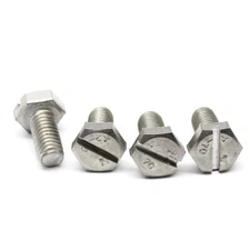 10Pcs M4 M5 M6 Stainless steel slotted head screws word hex hexagon bolts GB29.1