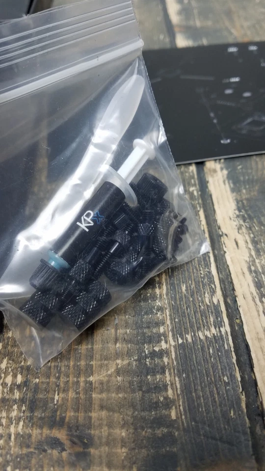 Optimus Foundation Intel CPU Water Block BLACK Acrylic Top Copper OPEN BOX ITEM - Image 2 of 4