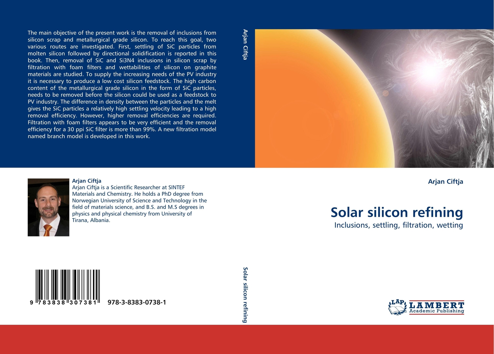 Thumbnail - Arjan Ciftja | Solar Silicon Refining | Taschenbuch | Englisch (2009)