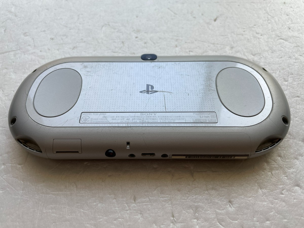 Sony PS Vita PCH-2000 ZA25 Silver Wi-Fi Model Console Used from
