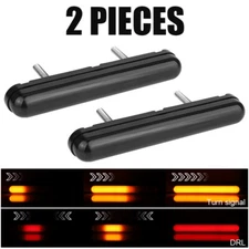 2x Sequential Motorcycle LED Tail Light Bar Tail/DRL Turn Signal Running Lamp