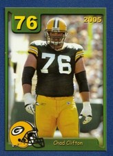 CHAD CLIFTON 2005 Packers Police Variation RC #14 David Hobbs Version Rookie!