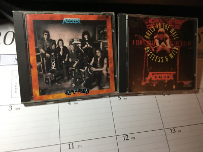 ACCEPT 2 CD LOT: BALLS TO THE WALL/RESTLESS & WILD + ORIGINAL EAT THE HEAT