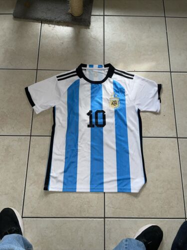 Argentina Lionel Messi World Cup Jersey US Adult M