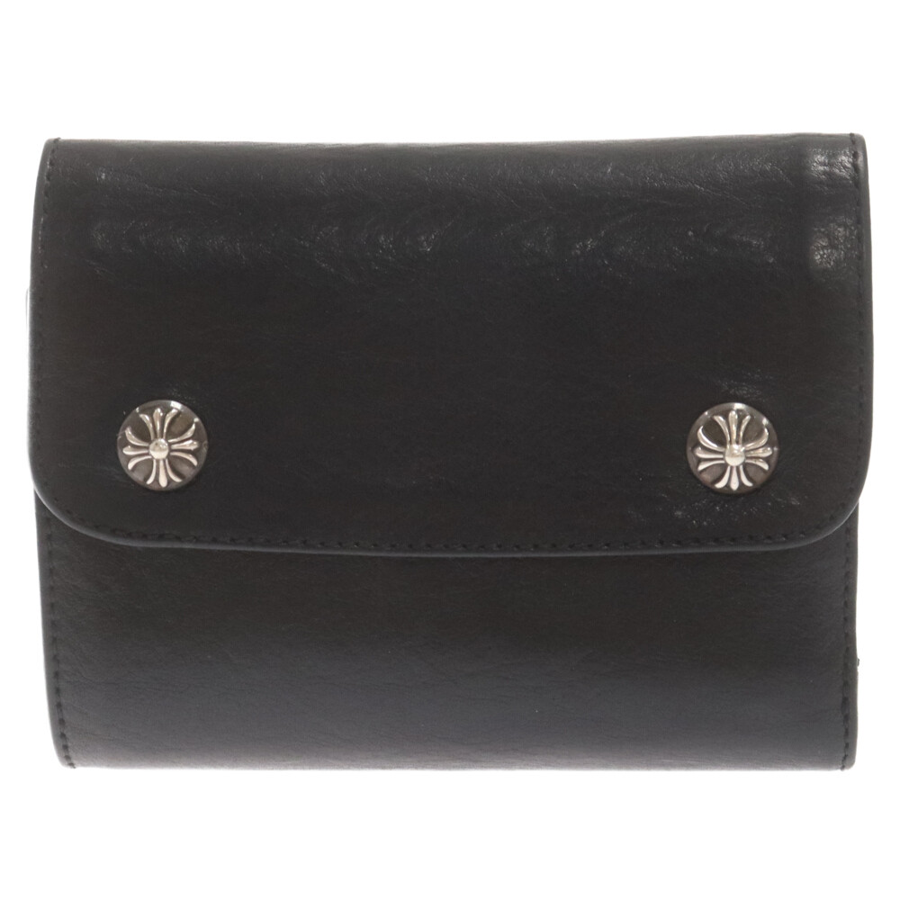 Chrome Hearts Wave Mini/Wave Mini Cross Ball Button Leather 
