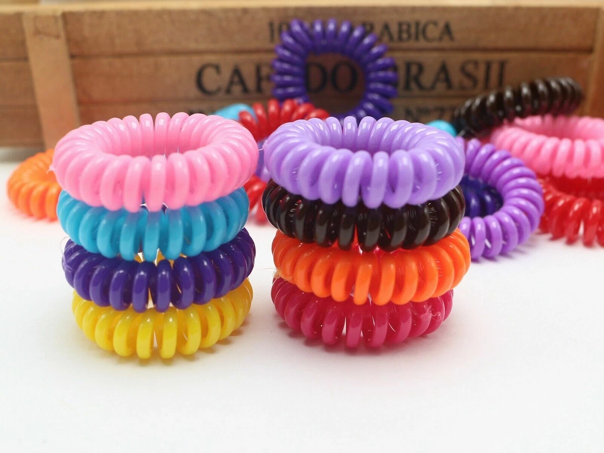 Plastic sale hair scrunchies