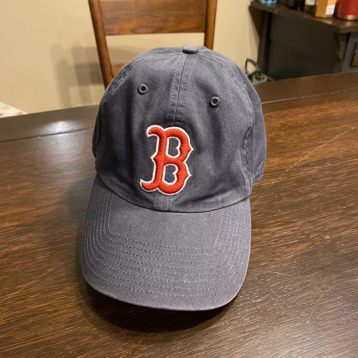 Grey red store sox hat