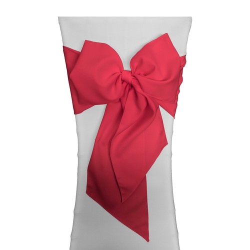 LA Linen Pack of 10 Polyester Poplin Chair Bows 8 by 108-Inch. Made in USA - Picture 11 of 41